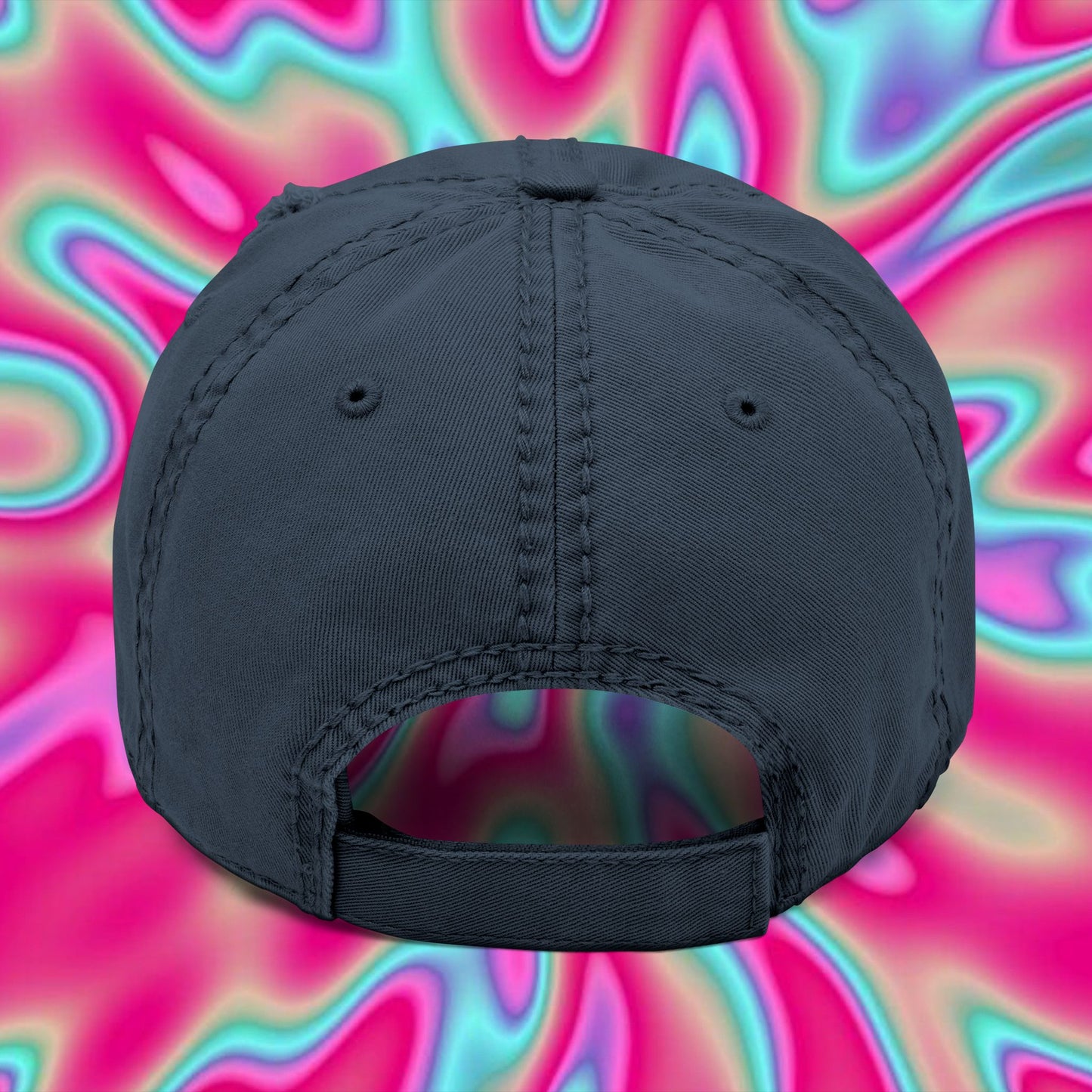 Coffee Fiend Embroidered Dad Hat — Distressed Coffee Lover Cap