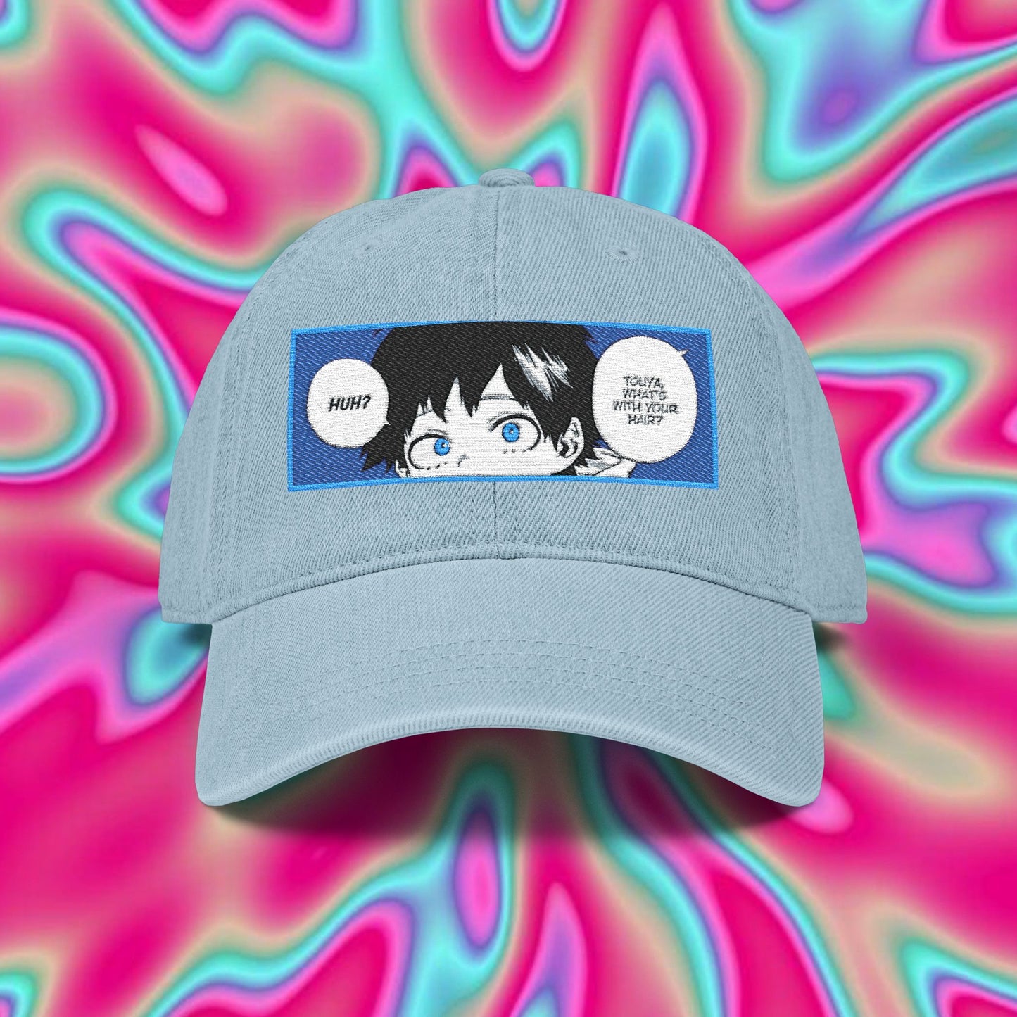 My Hero Academia Dabi Flashback Embroidered Denim Hat