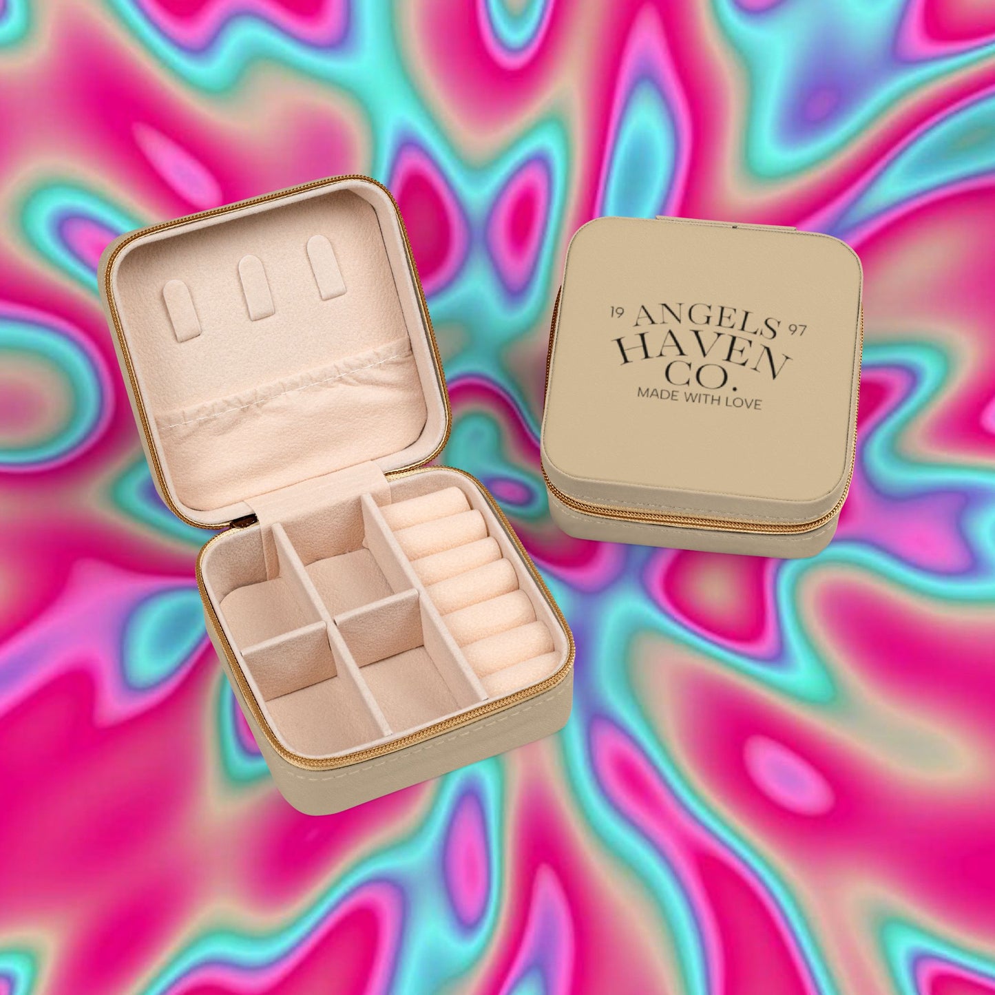 Jewelry Travel Case — Angel’s Haven Co. Logo Organizer