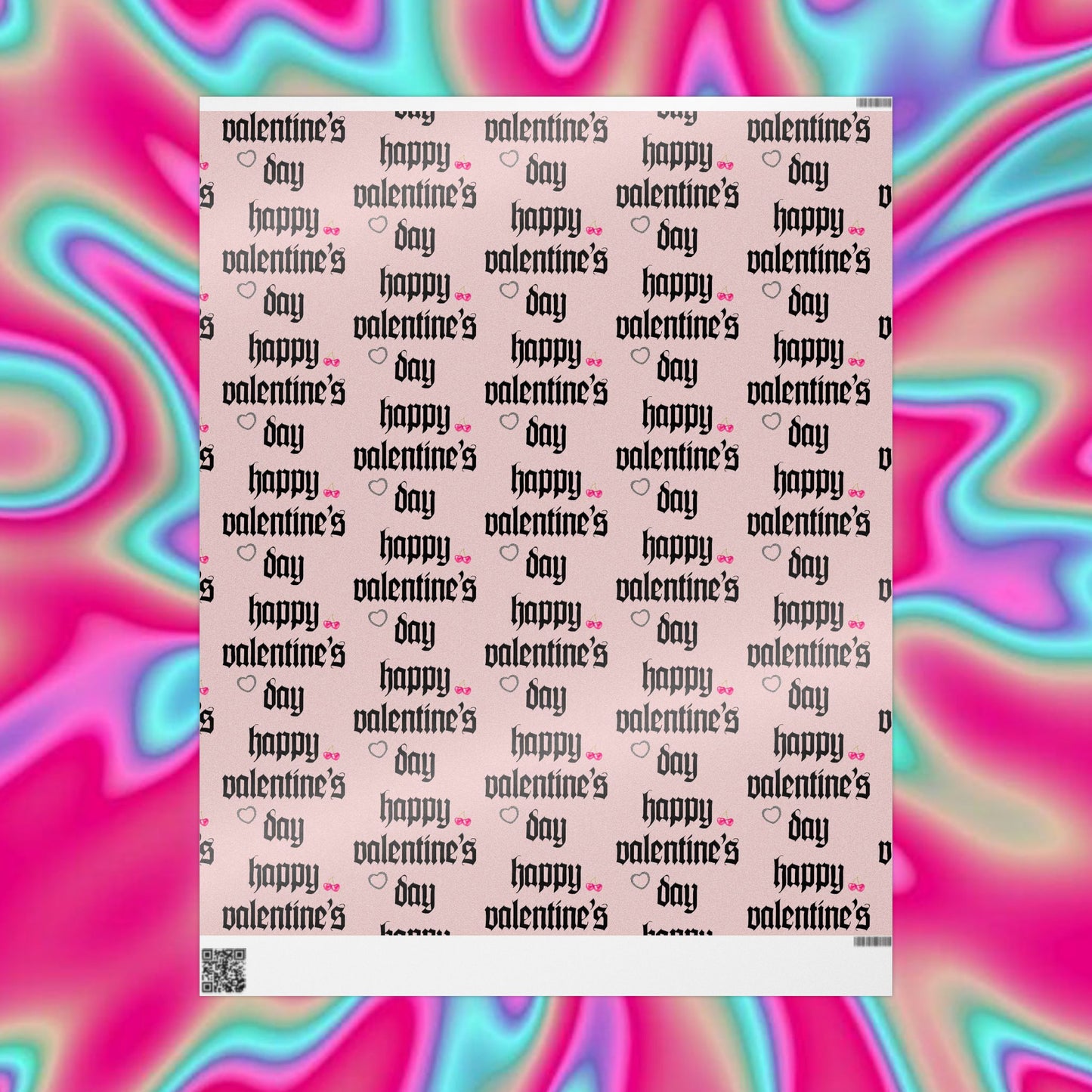 Valentine's Day Wrapping Paper – Romantic Gift Wrap for Valentine's Gifts