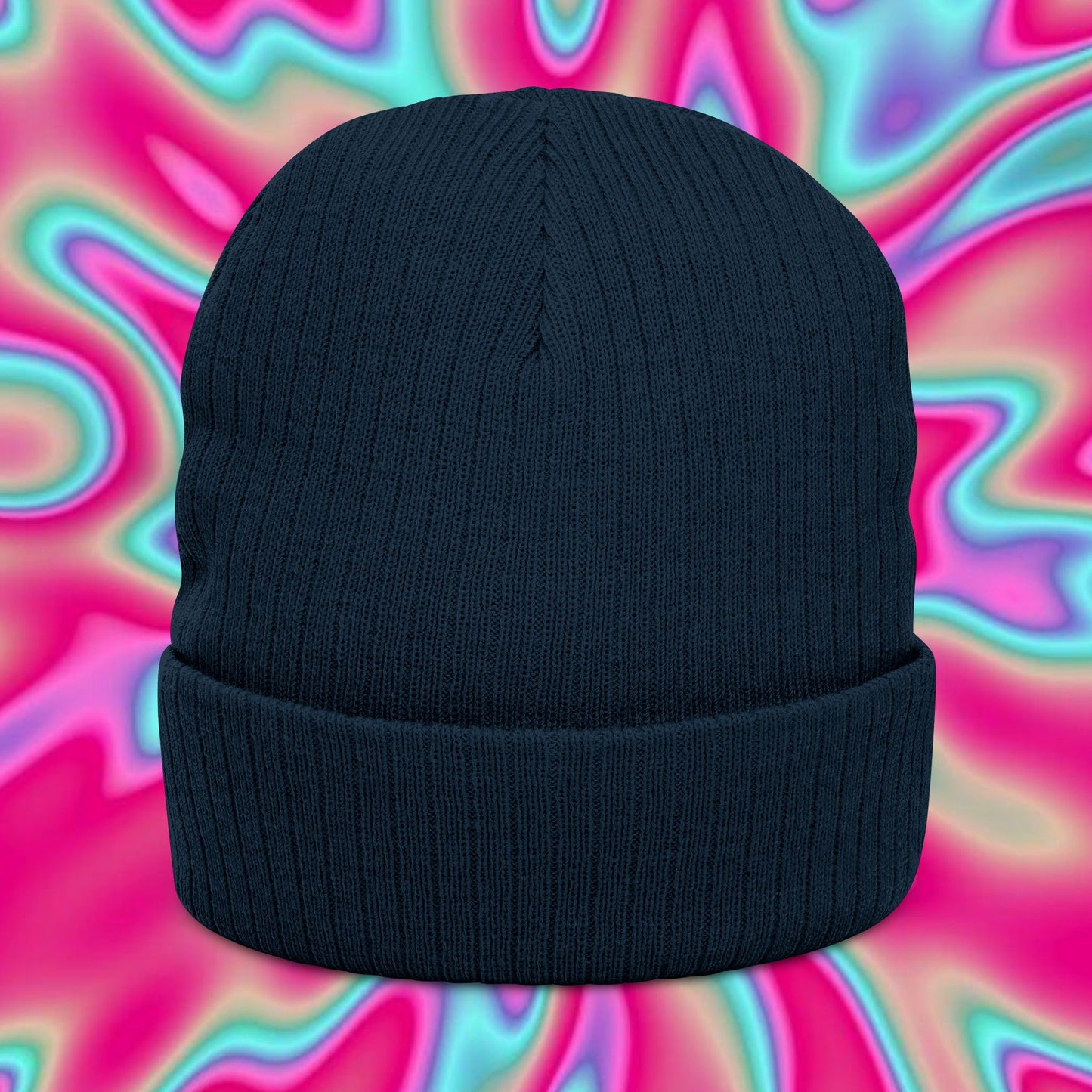 Ghost Crying Emoji Embroidered Beanie