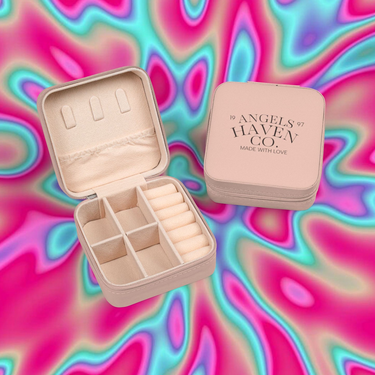 Jewelry Travel Case — Angel’s Haven Co. Logo Organizer