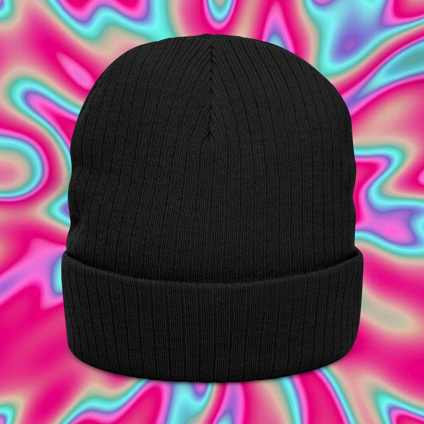 Ghost Crying Emoji Embroidered Beanie