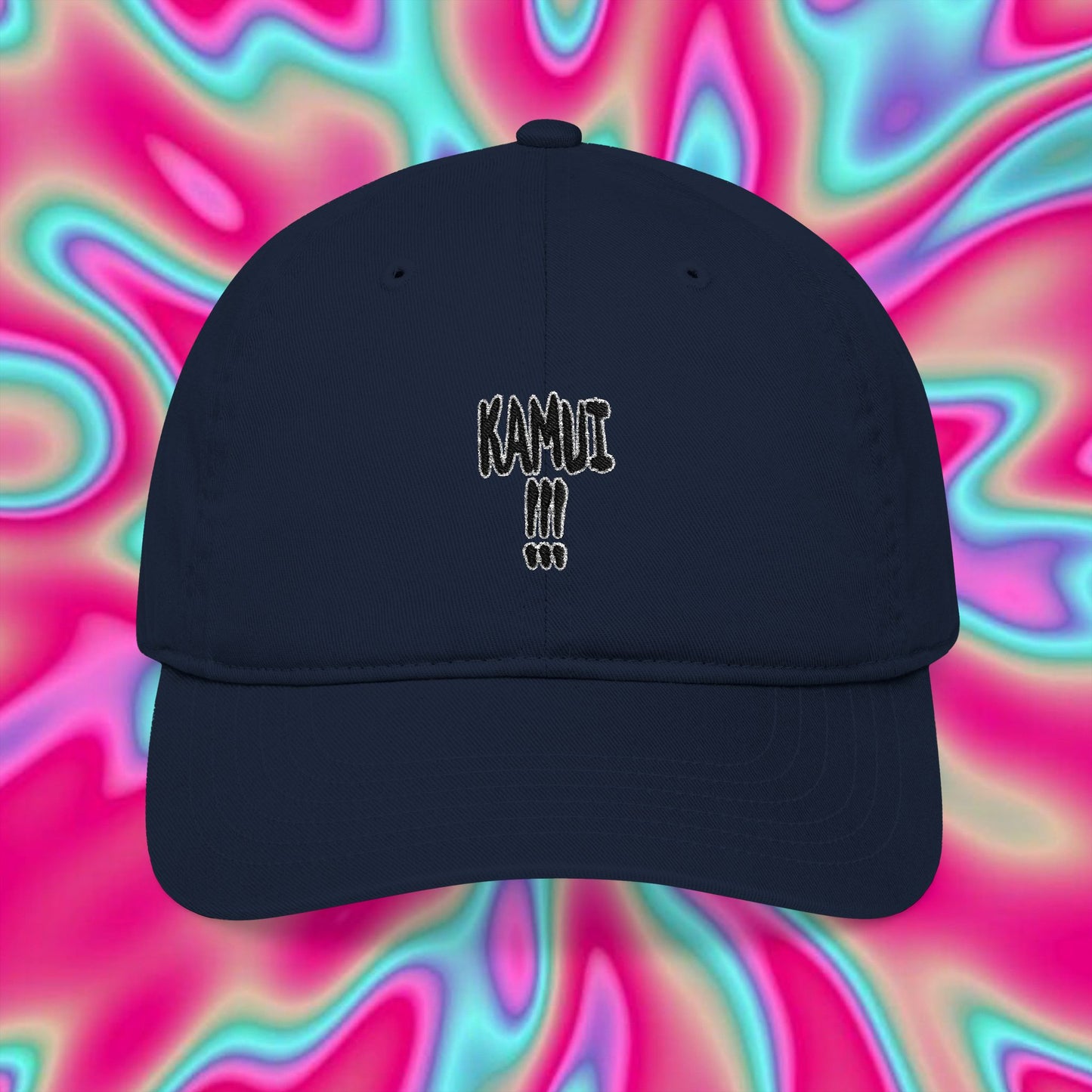 Kamui Embroidered Baseball Cap — Obito & Kakashi Mangekyou Sharingan