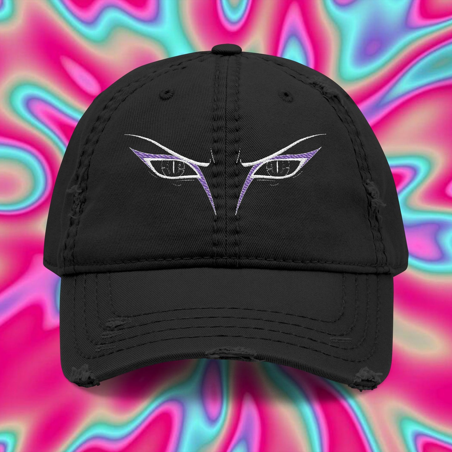 Orochimaru Eyes Embroidered Dad Hat — Naruto Quote Cap