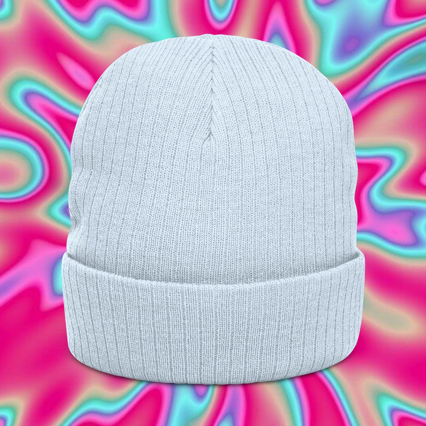 Ghost Crying Emoji Embroidered Beanie