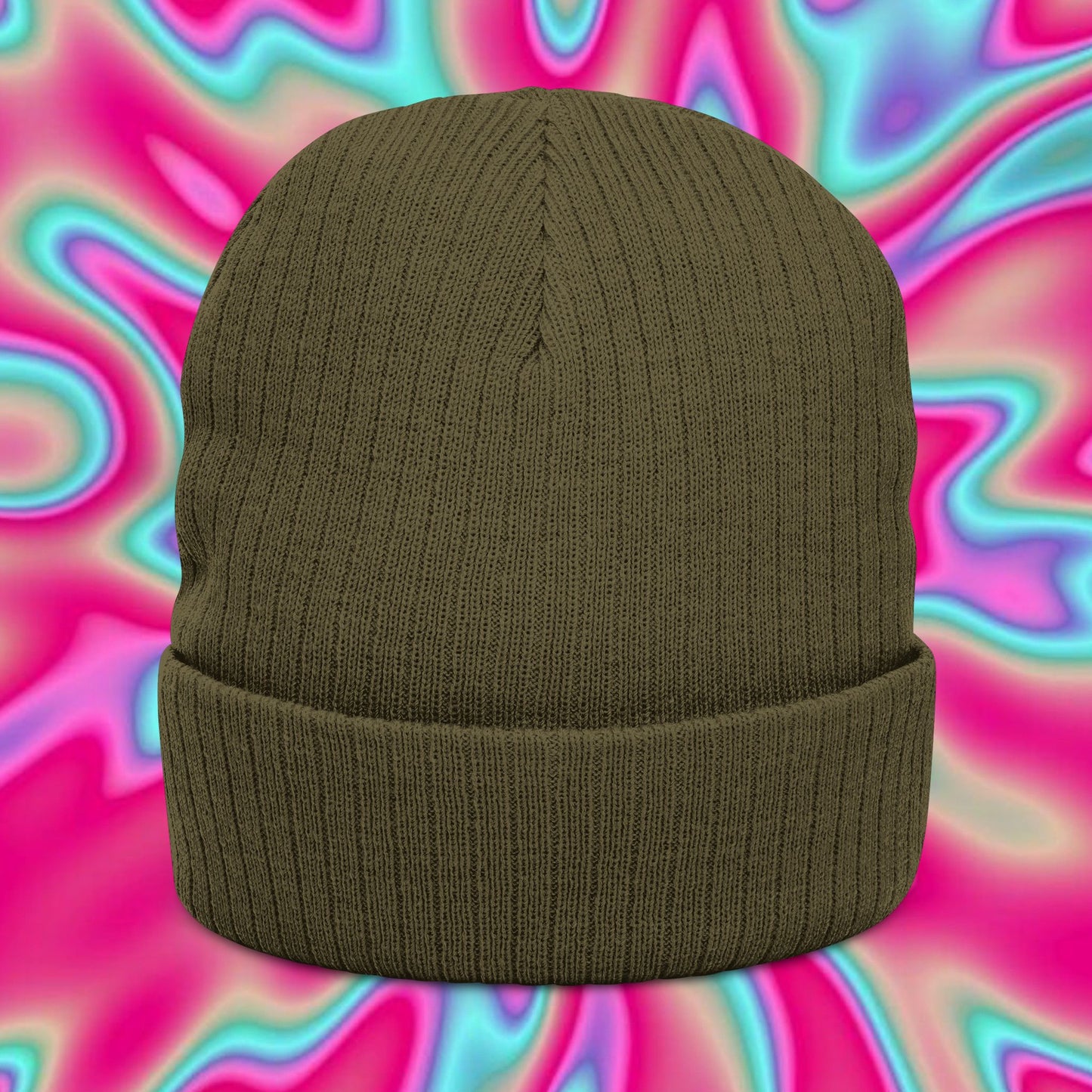 Ghost Crying Emoji Embroidered Beanie