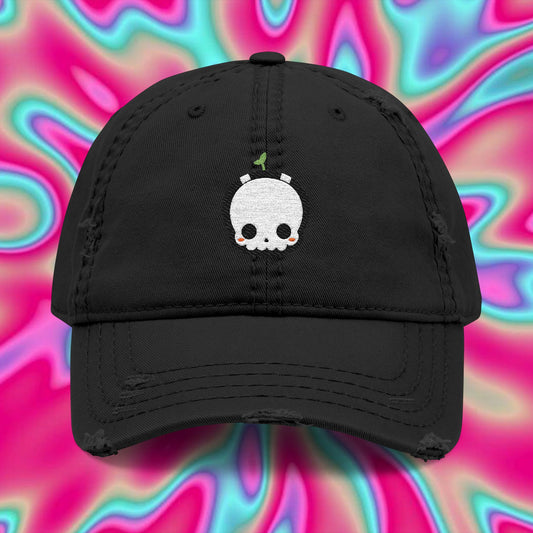 Ghost Sprout Embroidered Dad Hat — Call of Duty MW2 Inspired