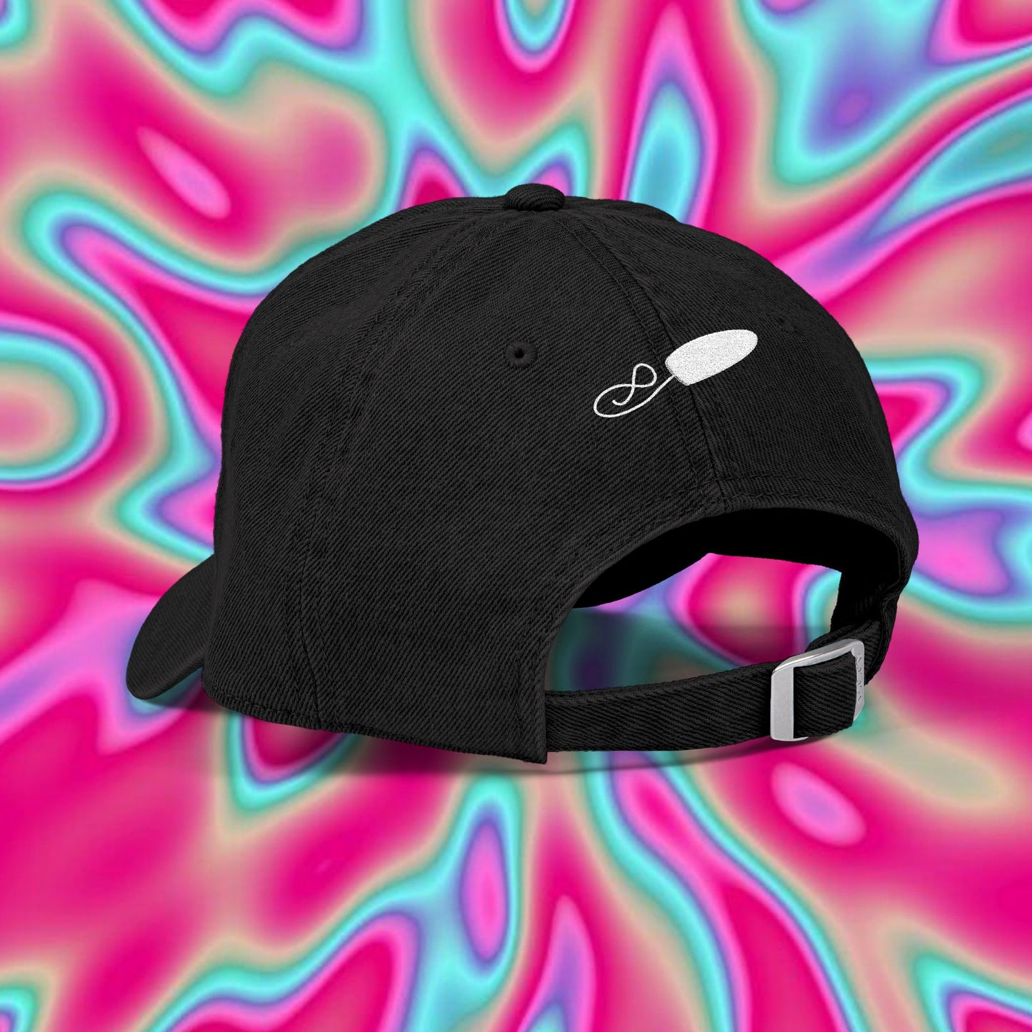 Denim Hat — "Say No to the Pink Tax" Embroidered Cap