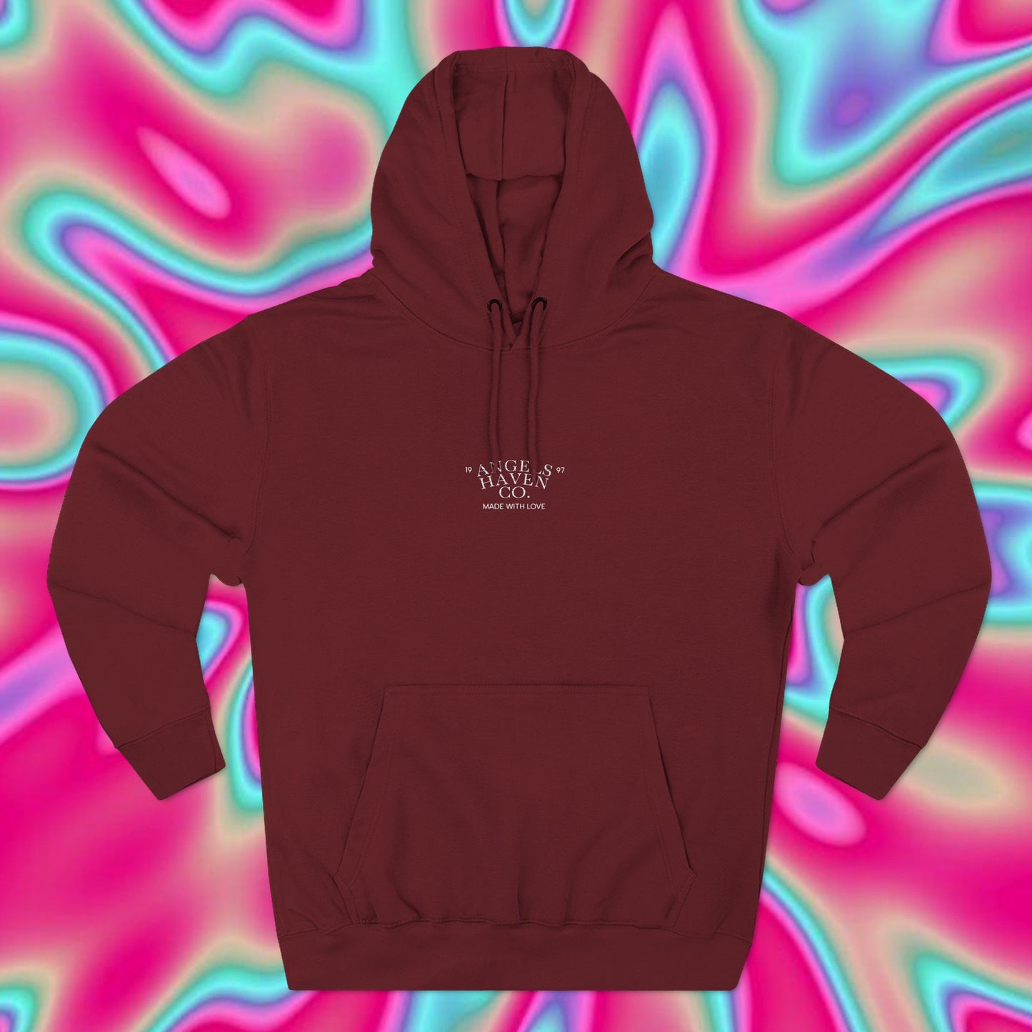 Angel’s Haven Fleece Hoodie — Three-Panel Cozy Pullover