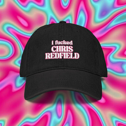 Embroidered Denim Hat — "I Fucked Chris Redfield, and All I Got Was This Hat"