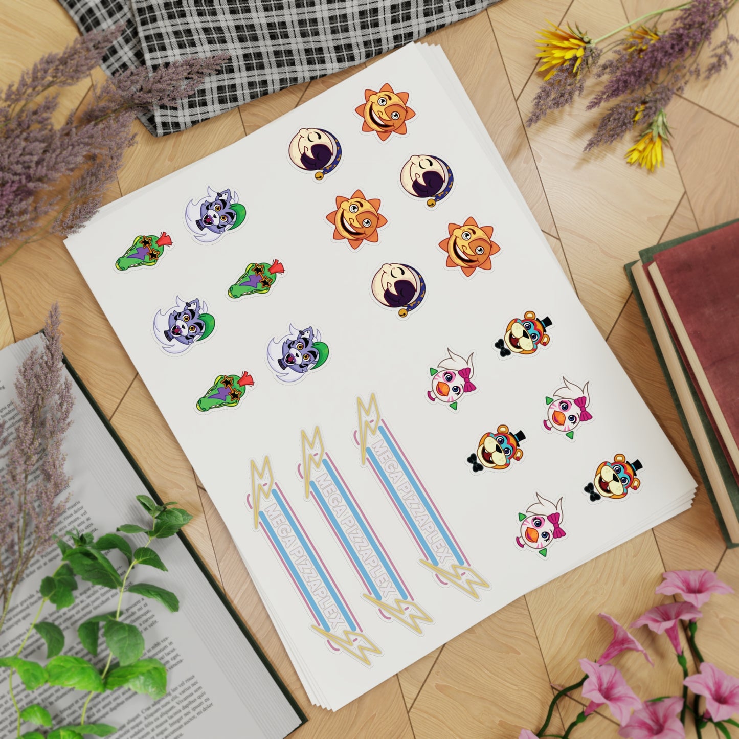 Five Nights at Freddy’s: Security Breach Icon Sticker Sheet Bundle (5-Pack)