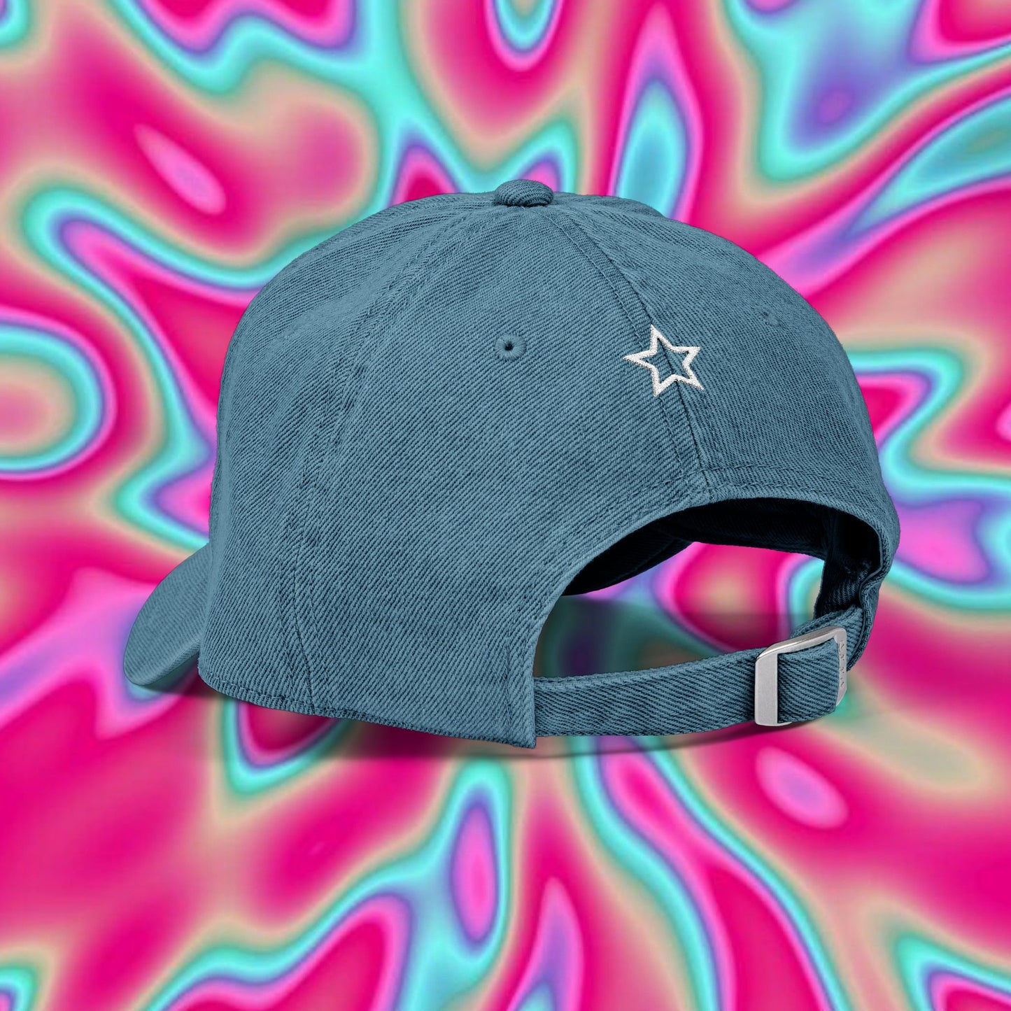 Trans Rights Embroidered Denim Hat — Pride Transgender Support Cap