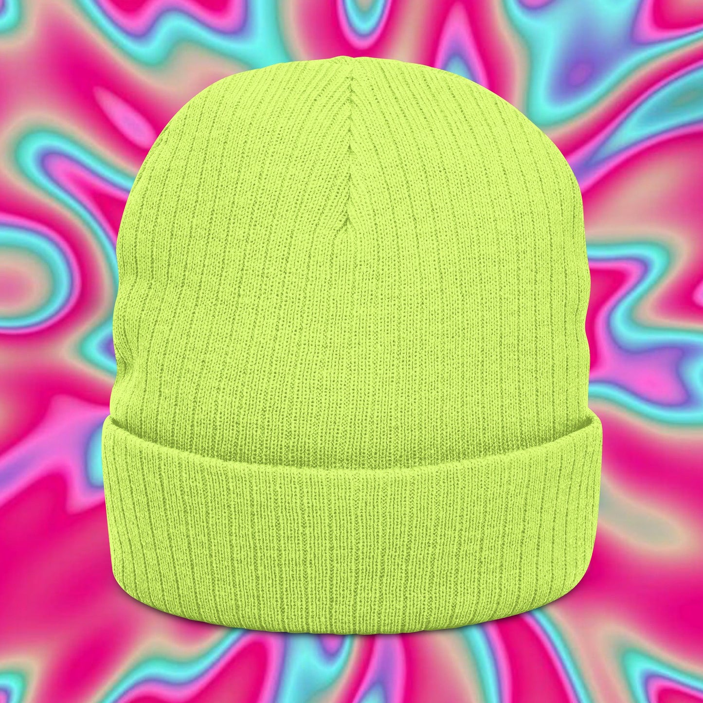 Gamer Embroidered Beanie — Ribbed Knit Cuffed Hat for Gamers