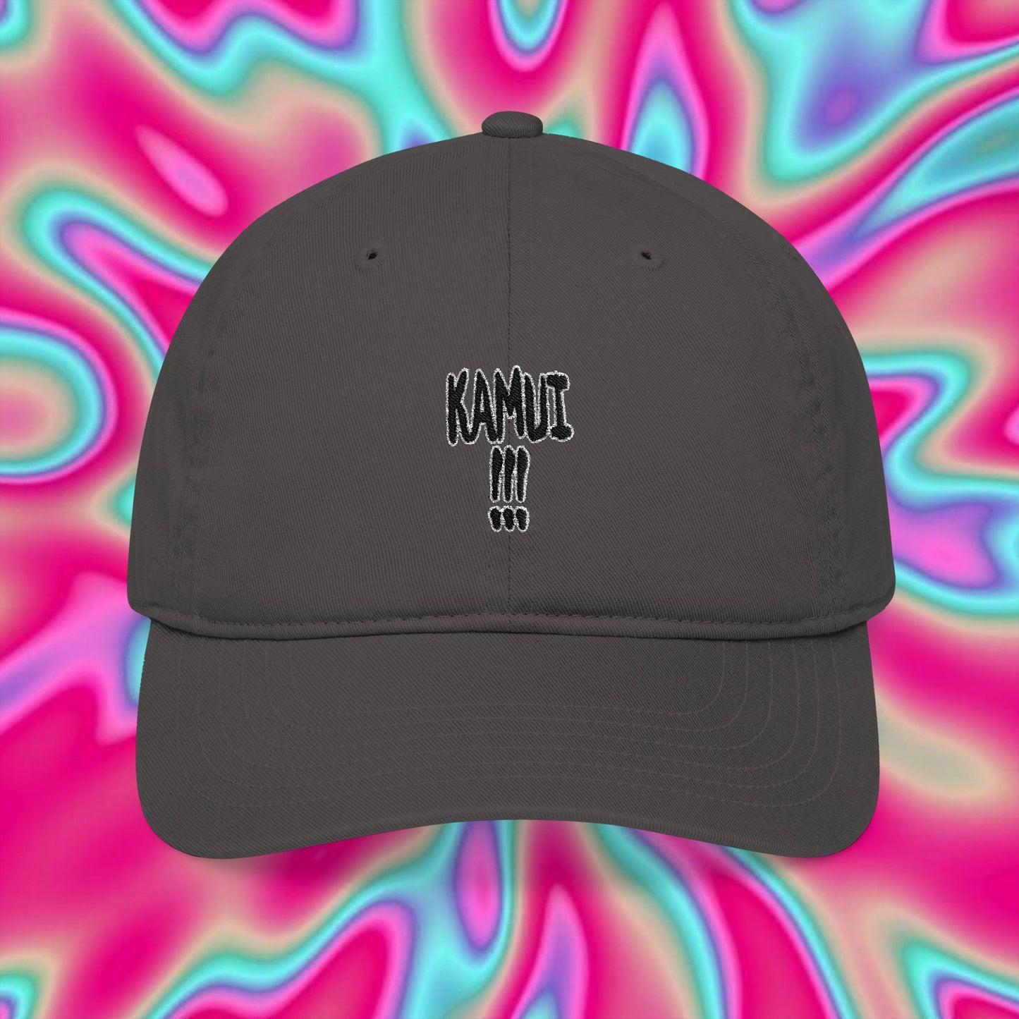 Kamui Embroidered Baseball Cap — Obito & Kakashi Mangekyou Sharingan