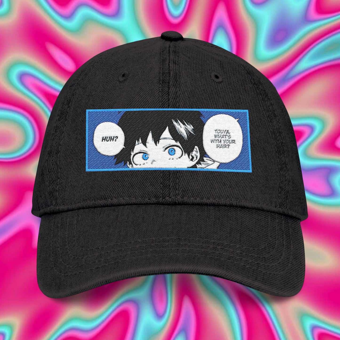 My Hero Academia Dabi Flashback Embroidered Denim Hat