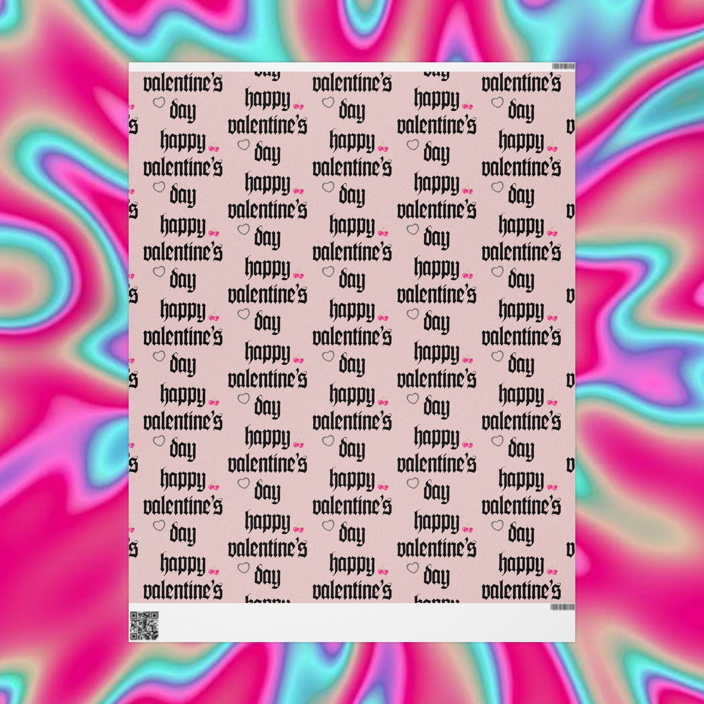 Valentine's Day Wrapping Paper – Romantic Gift Wrap for Valentine's Gifts