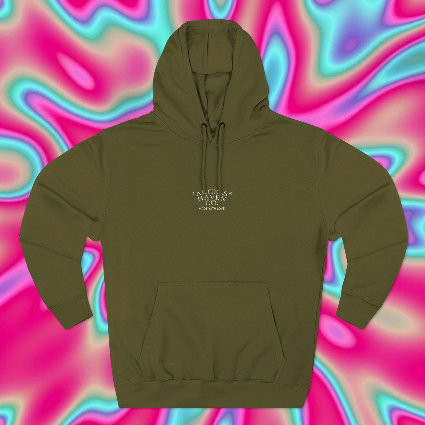 Angel’s Haven Fleece Hoodie — Three-Panel Cozy Pullover